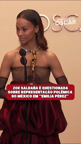 POLÊMICA! Uma jornalista mexicana questionou #ZoeSaldaña sobre a representação do México em 