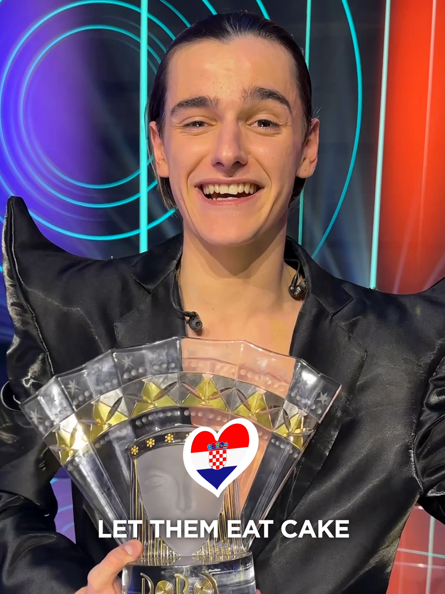 Here is what Marko Bošnjak had to say after finding out he is representing Croatia at #Eurovision2025 🇭🇷 ✨