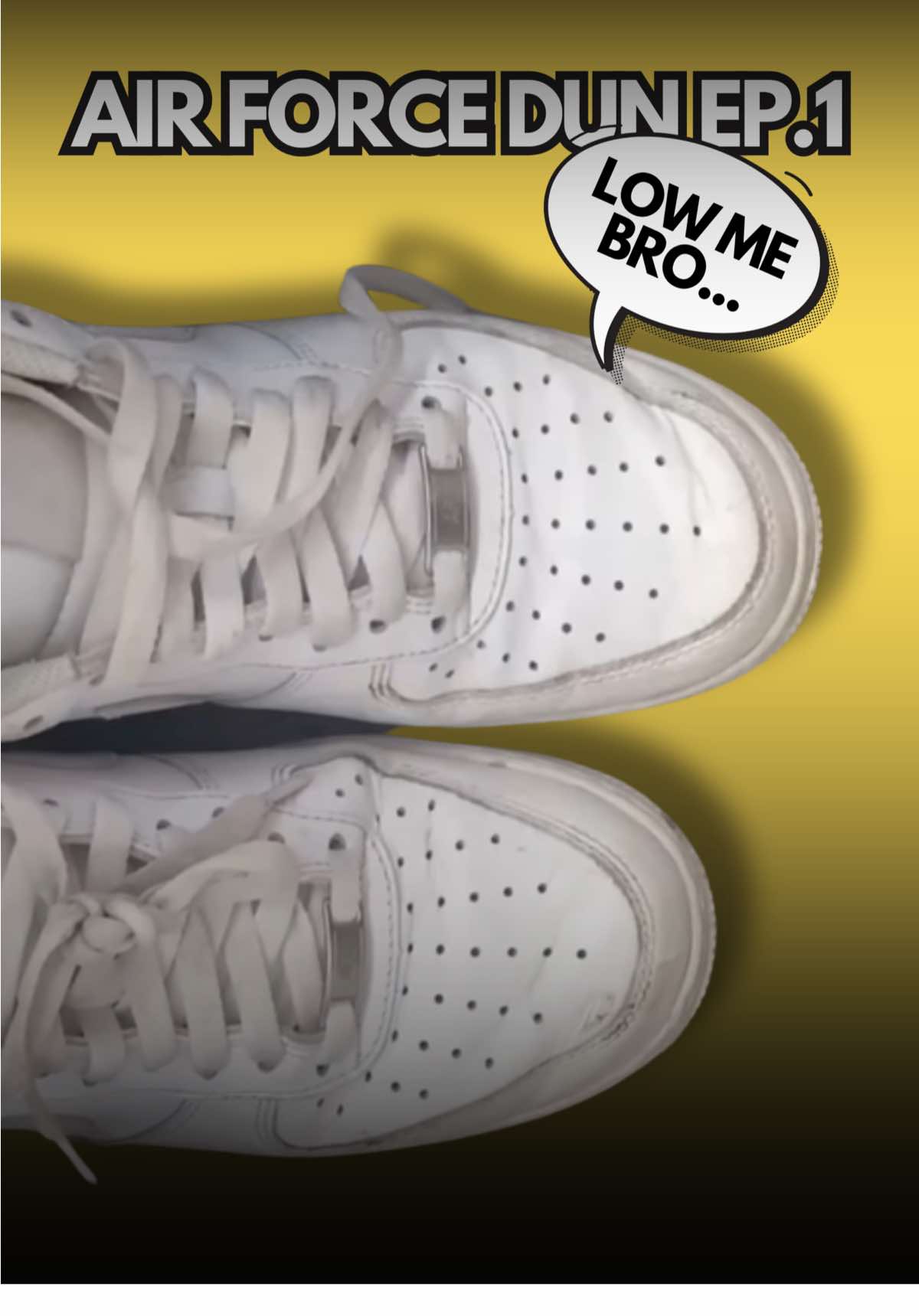 POV: If your sneakers could speak #TedekuHub #5YearsofTedekuHub #AirForceDun #sneakersaddict 