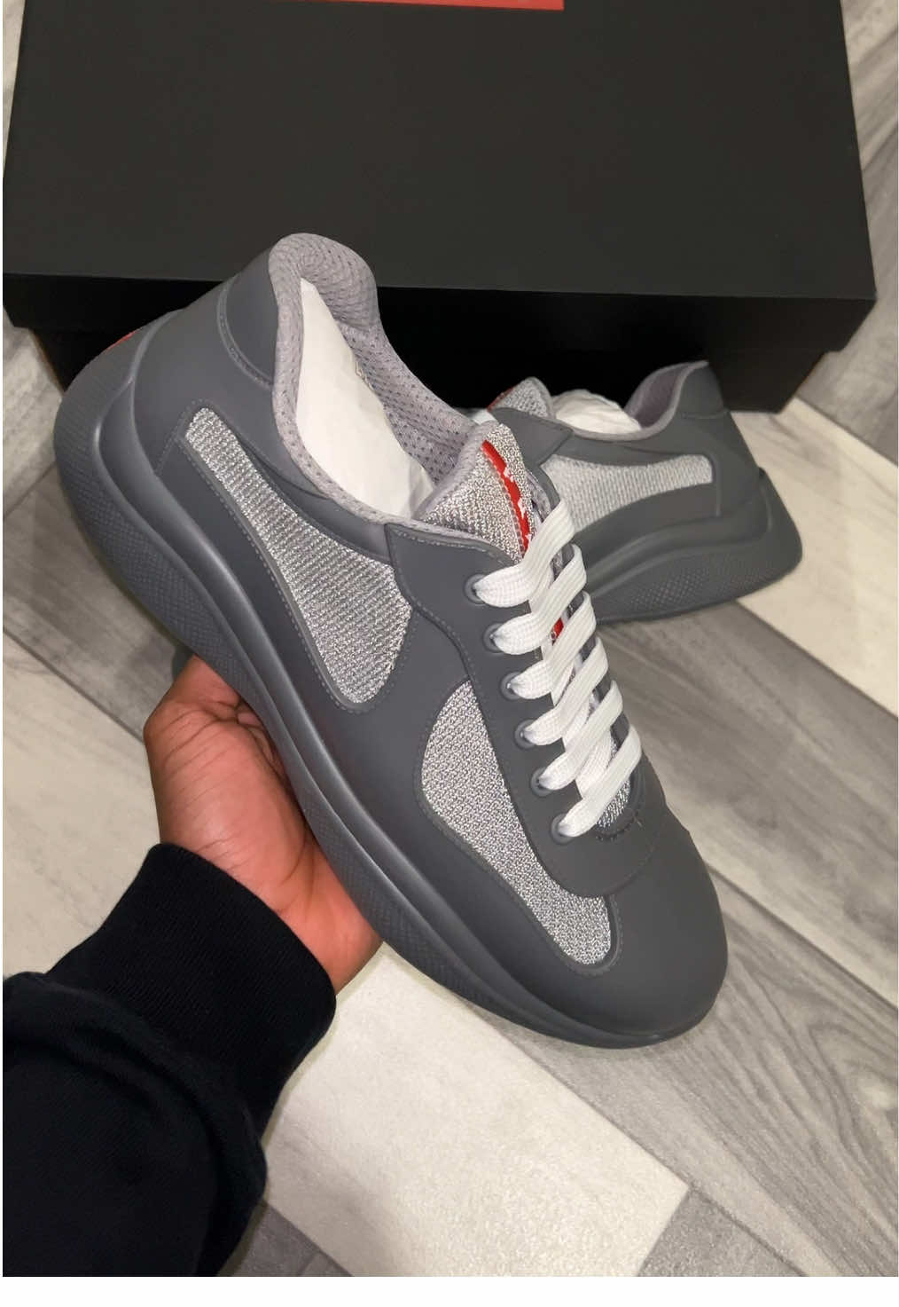 The Best Prada Cups 🇺🇸🐺 #fyp #personalshopper #goviral #foryoupagе #prada #pradacups #sneakers 
