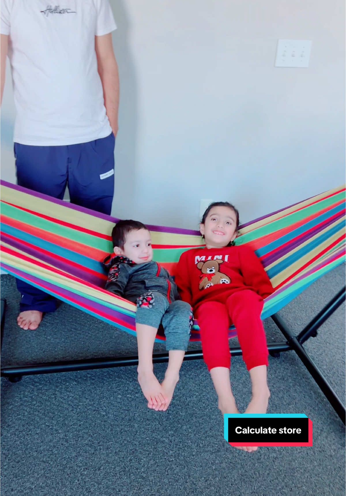 #TikTokShop #Calculate store#SZHLUX Double Hammock with Stand Included 450lb Capacity Steel Stand, Premium Carry Bag Included. Indoor Outdoor Brazilian-Style Cotton Bed for Backyard, Camping, Garden hammocks double hammock#foryou 