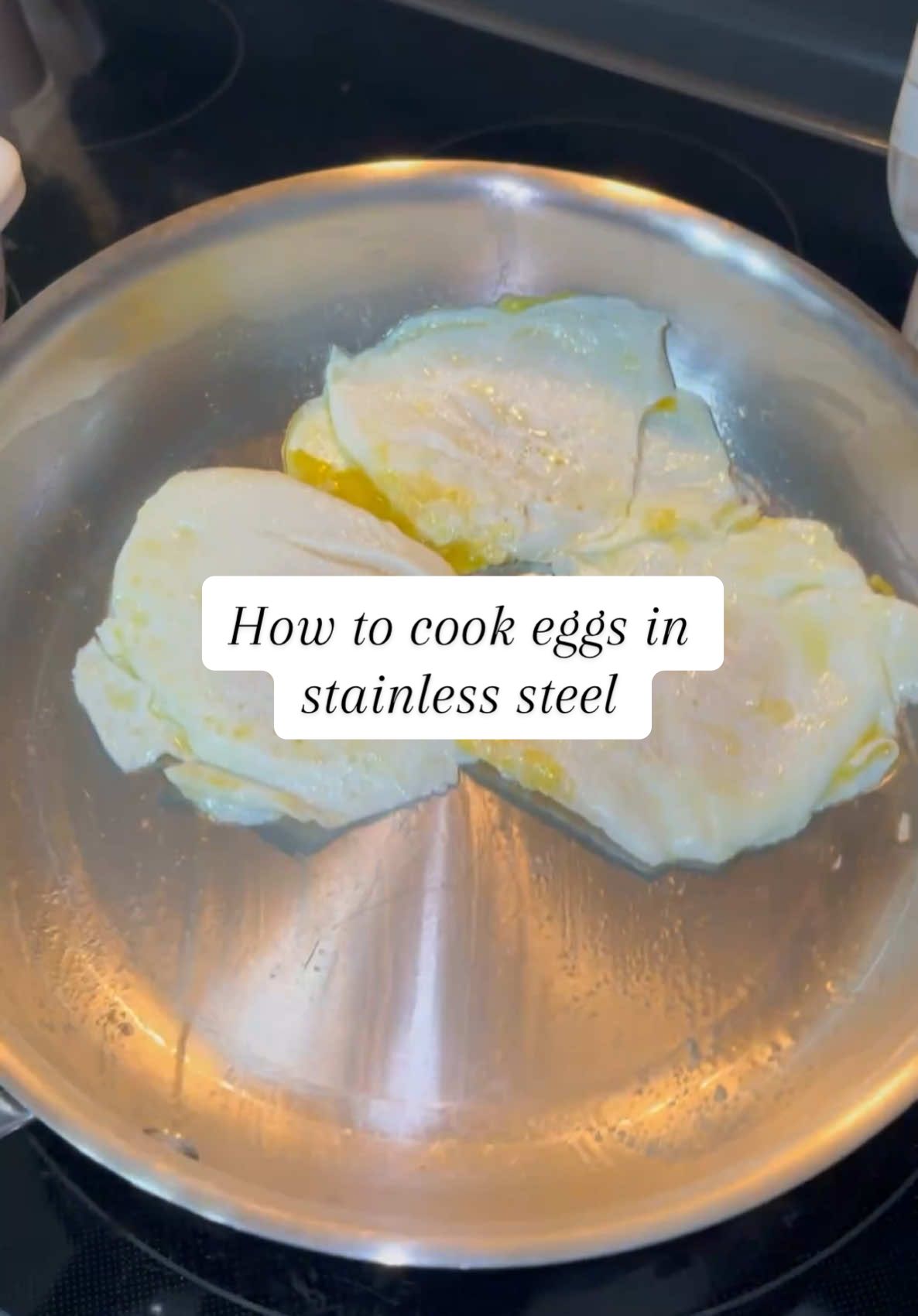 Replying to @eBroncos2024 this is how I cook eggs in my @360Cookware 10” stainless steel skillet. #eggs #friedegg #stainlesssteel #nonstickpans #howtocookeggs #skillet #360cookware #kitchentips #breakfast #scrambledeggs 