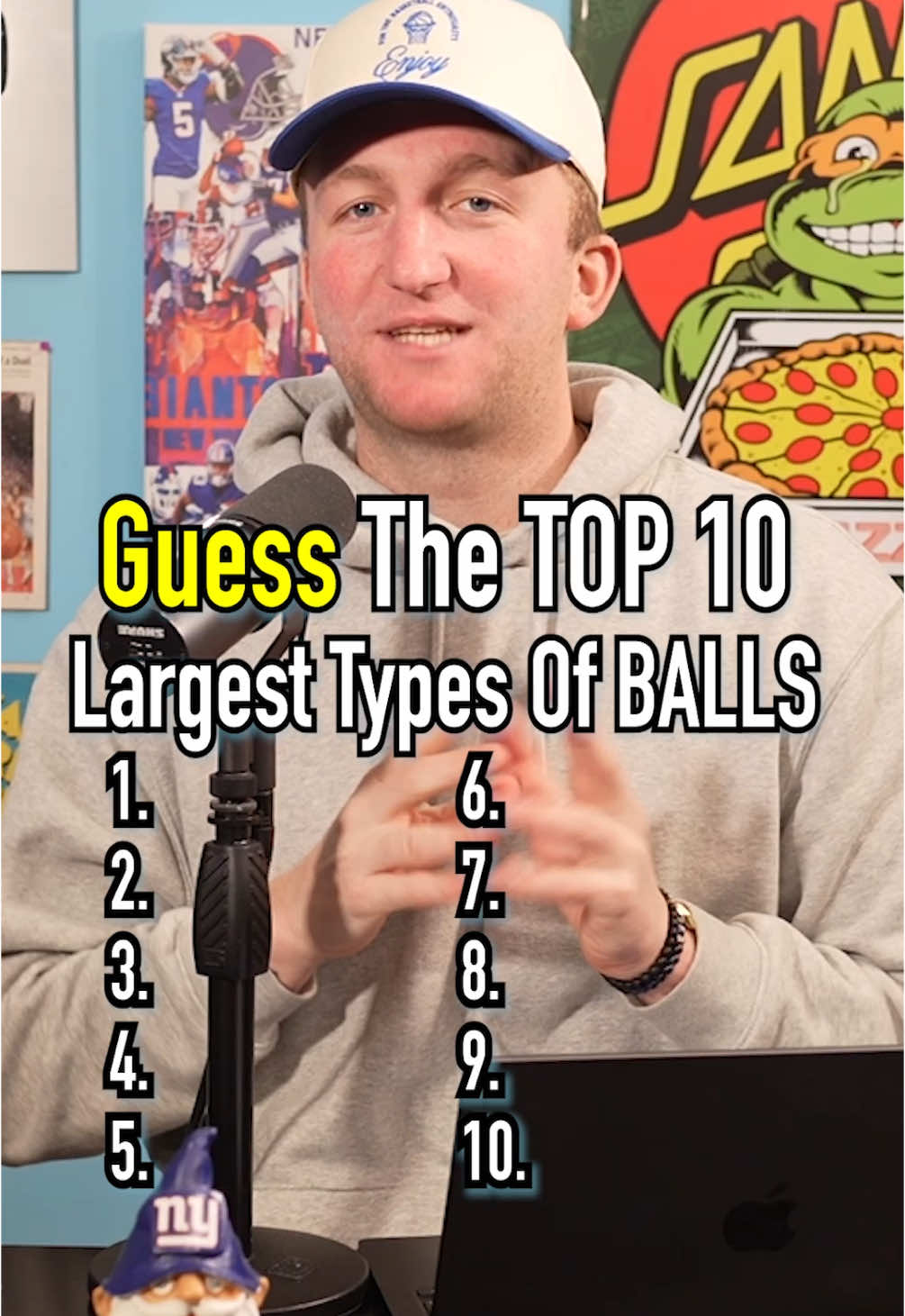 Guess The Top 10 Largest Type Of Balls! #fyp #ball #sports #top10 #guessinggame #large 