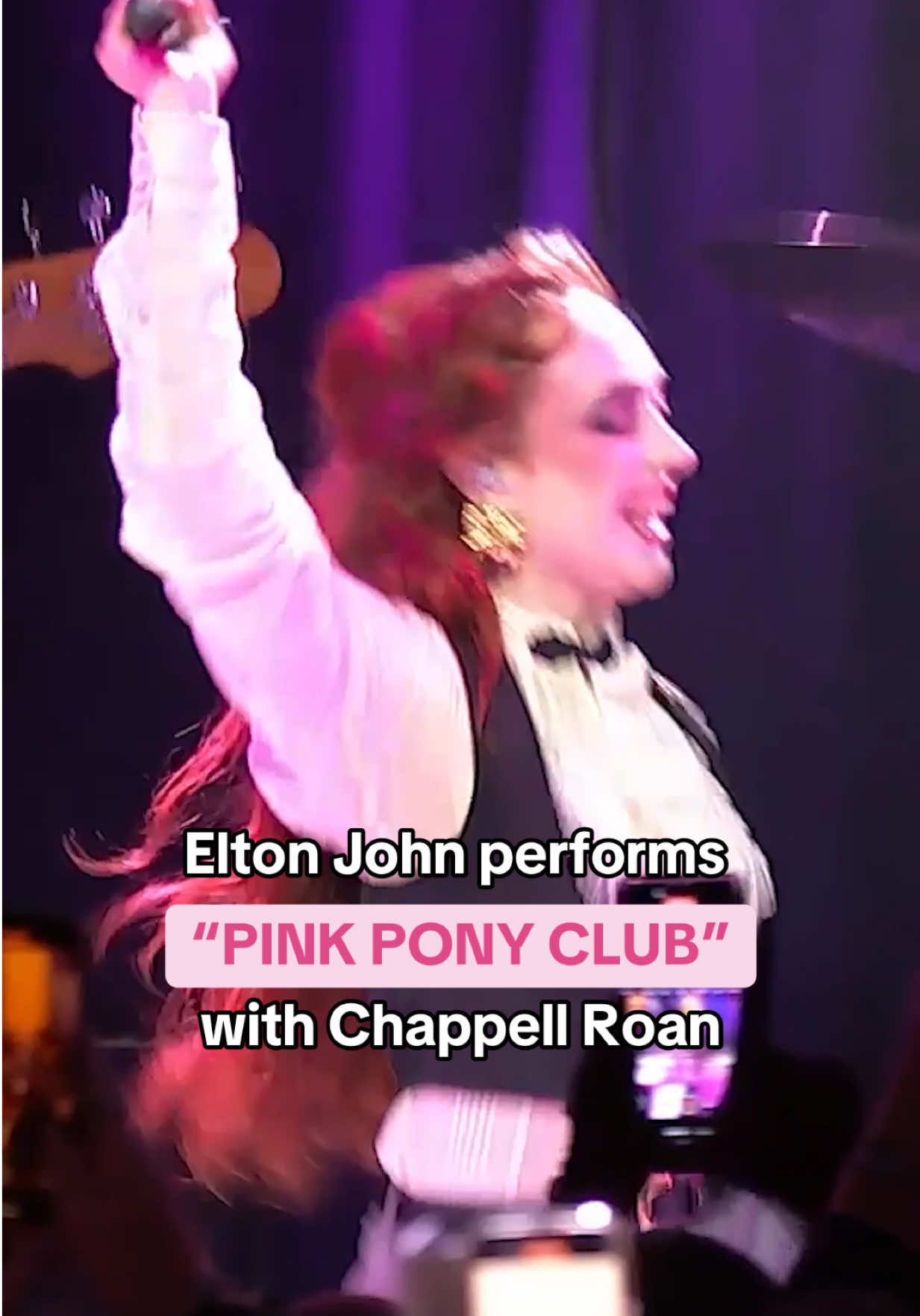 Not to be dramatic but @Elton John singing “Pink Pony Club” with @chappell roan is the best thing that’s ever happened in my life!!! 💖🌟💕 #EJAFOscars #pinkponyclub #chappellroan 