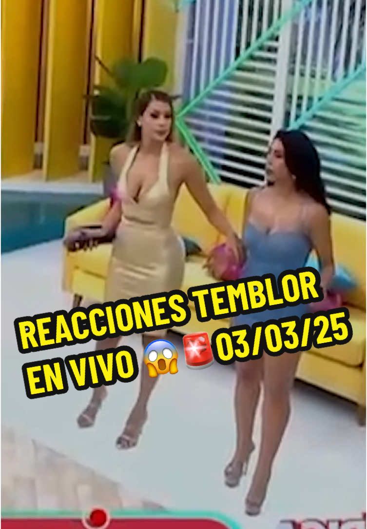REACCIONES TEMBLOR EN VIVO 😱 03 DE MARZO 2025 #sismo #lima #chilca #hoy Mira las reacciones completas en nuestro canal de youtube 