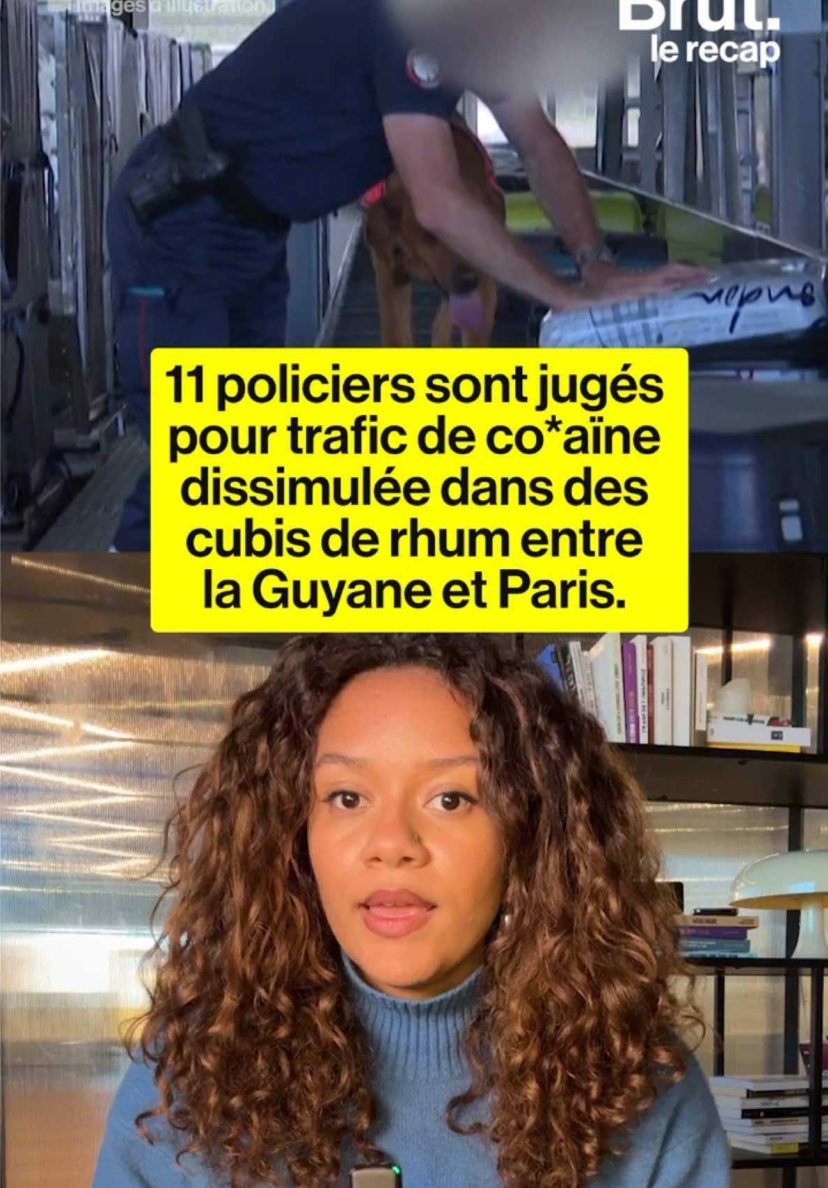 Il est 20h. 11 policiers sont jugés pour trafic de c0*aïne dissimulée dans des cubis de rhum entre la Guyane et Paris. @Canelle Sab récap. #guyane #973 