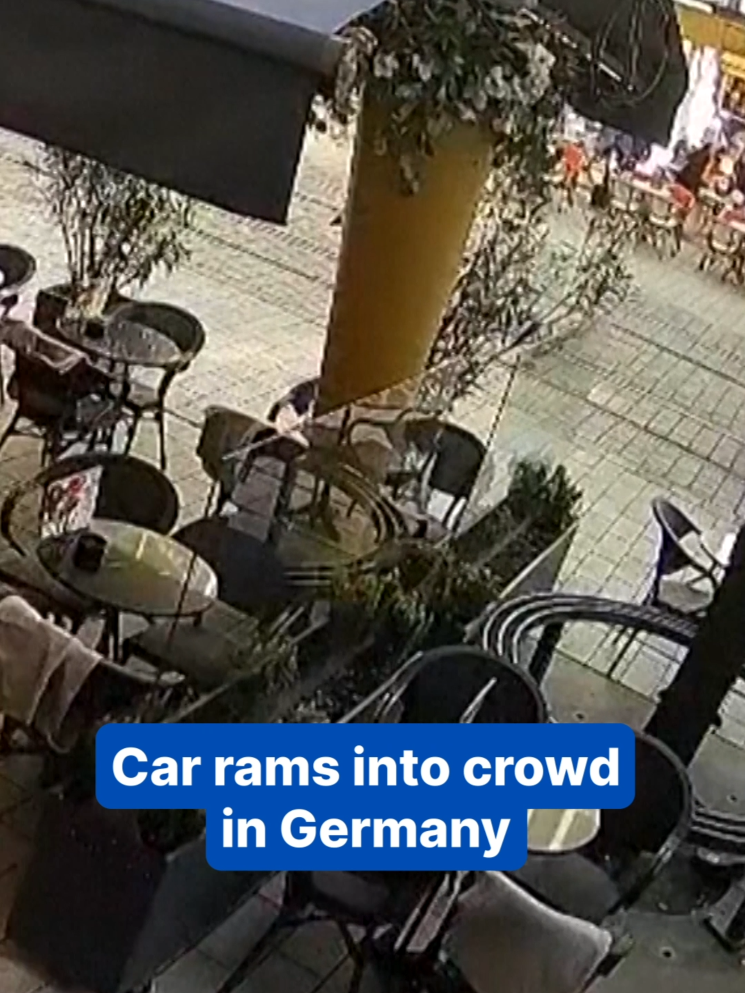 Footage shows a driver speeding through the streets of Mannheim, Germany, just moments before plowing through a crowded area, killing two and injuring 25.  Police have the suspect in custody. Read full story on DailyMail.com. 📷 Reuters #germany #breakingnews #news 