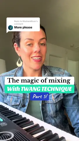 Replying to @MasharaMusic Struggling to belt high notes? Try adding twang to your mix voice for more power and less strain. Let me know if this helps! 🎤✨ Peep my mix voice workshop on my bio ✌🏼 #MixVoice #BeltWithoutStrain #SingingTips #SingHighNotes #VocalCoach #TwangTechnique #VocalTraining #SingersOfTikTok