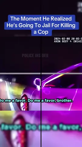 The Moment He Realized He’s Going To Jail For Killing a Cop #cops #copsoftiktok #policeofficer #fyp 