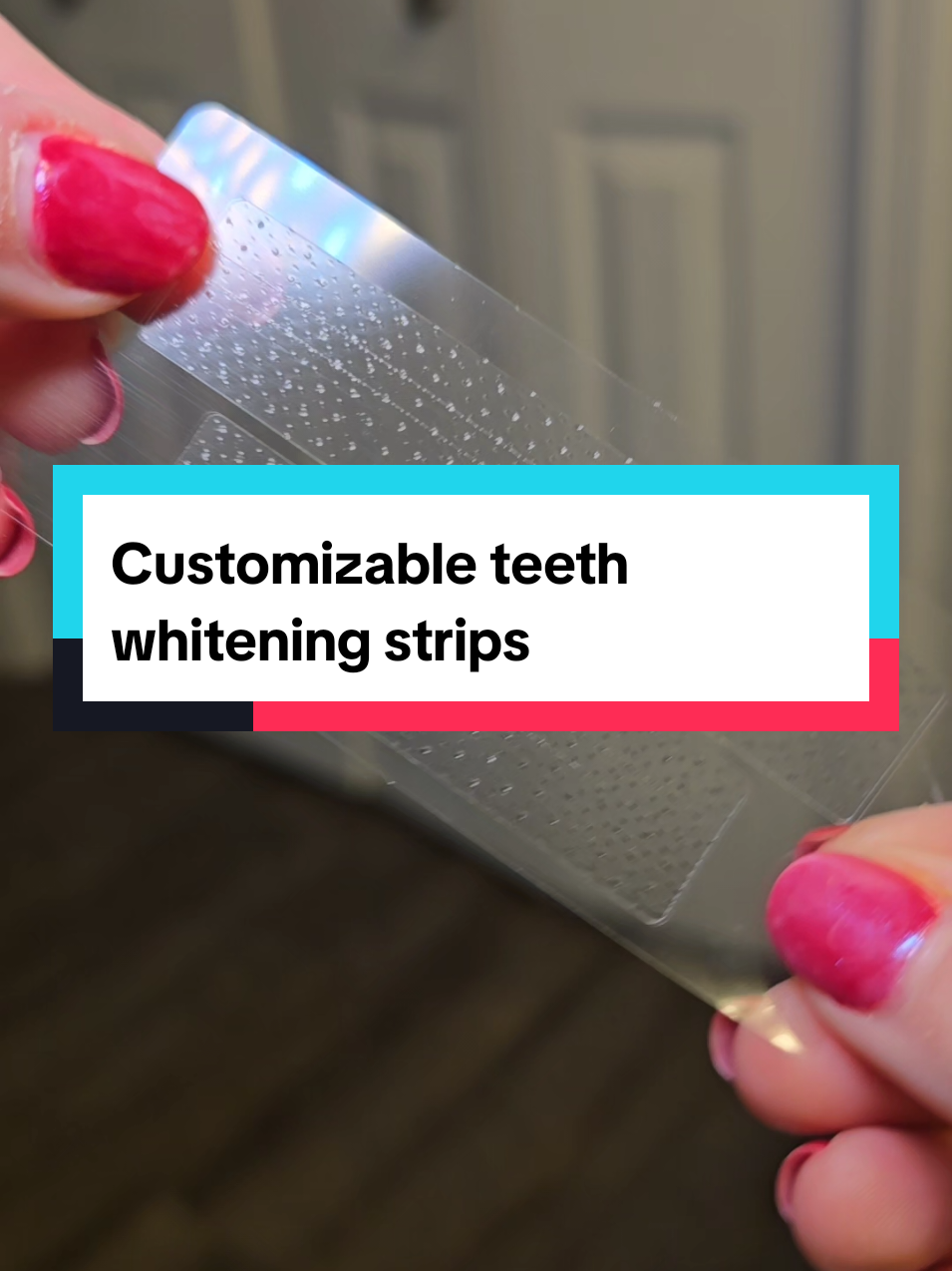 These whitening strips make it so that you don't have to whiten the back of your teeth (which helps lessen sensitivity). The size of each strip is customizable - there are perforated lines making it easy to tear off 1 or 2 sections and to perfectly fit the size of your teeth!  #whiten #whiteningstrips  #whiteningteeth  #lumismart  #tiktokshopcreatorpicks #TTSDelightNow #GiftGuide #tiktokshoprestock #tiktokshopspringglowup #TTSlevelup @Something Nice Company 