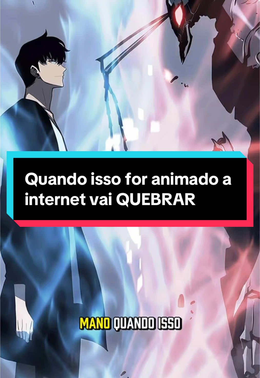 Quando isso for animado a internet vai QUEBRAR 🔥 #sololeveling #sungjinwoo 