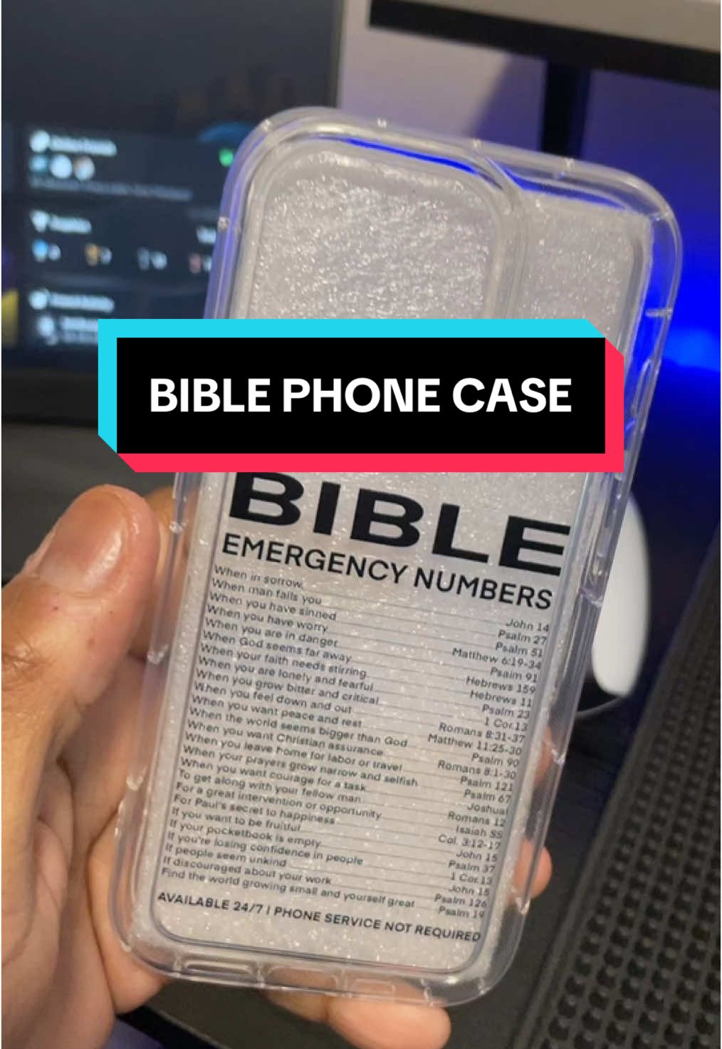 My new Bible phone case is the best! #biblecase #phonecase #phonecases #bible #TikTokShop 