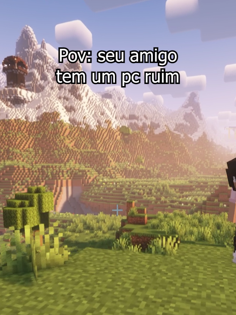 quase não vi diferença 😂 #fy #foryou #Minecraft #fyp 