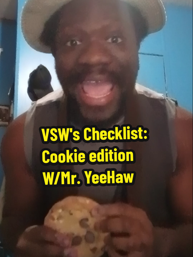 #MrYeeHaw the #hillbilly absolutely LOVES #cookies . Especially #chocolatechipcookies .He also loves milk. So, I've decided to let him take over my checklist series today. & how did he do on his #CookieMonster #impersonation ? #impression #cookiesoftiktok #milk #SnackTime #VSWsChecklist #FoodTok #Eat #Eating #drinking #Drink #drinktok #fyp #foryourpage #foryoupage #featureme #featurethis #makemefamous #iwannabefamous #VaDonteWilliams 