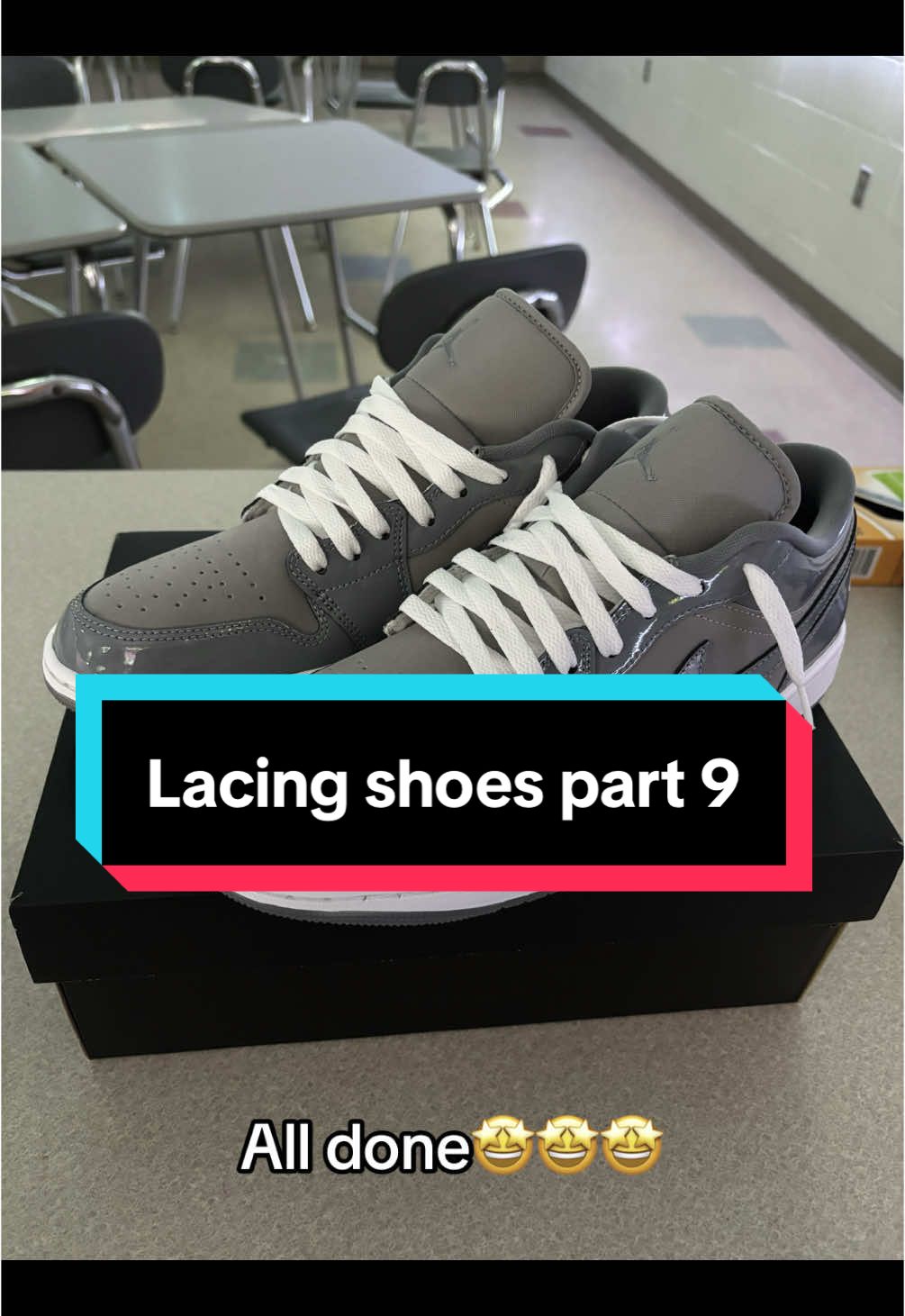 First pair of Jordan 1 lows #fyp #trending #teacher #teachersoftiktok #viral #shoes 