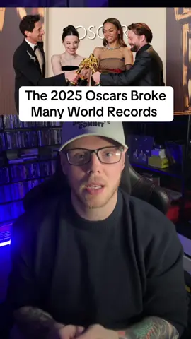 The Oscars broke many world records #fyp #foryou #movies #Oscars2025 #tiktokpartner 