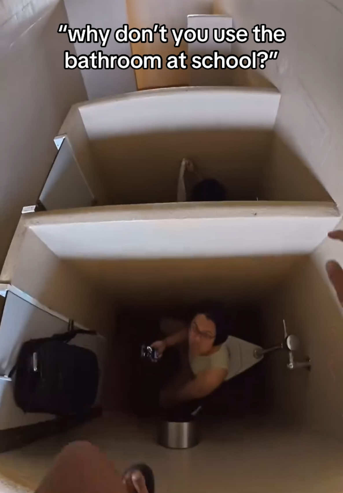 school bathrooms are nothing but anarchy (@parkour.jang) #highschool #senioryear #funny #parkour 