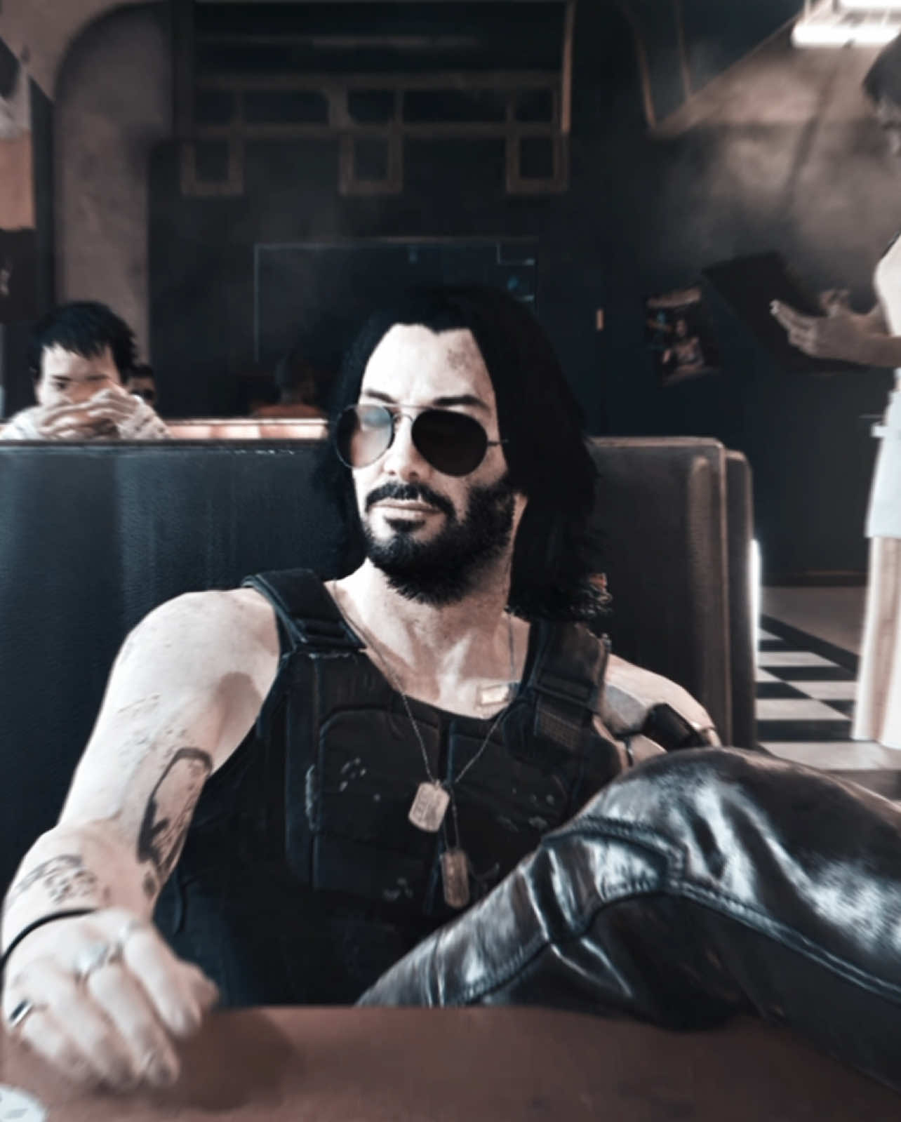 “See you in the next life friend.” // haven’t seen anyone use this scene for an edit😼 // scp : @Tose // #johnnysilverhand #cyberpunk #adamsmasher #cyberpunk2077 #vcyberpunk #cyberpunk2077edit #johnnysilverhandedit #foryou #viral #foryoupage #edit 