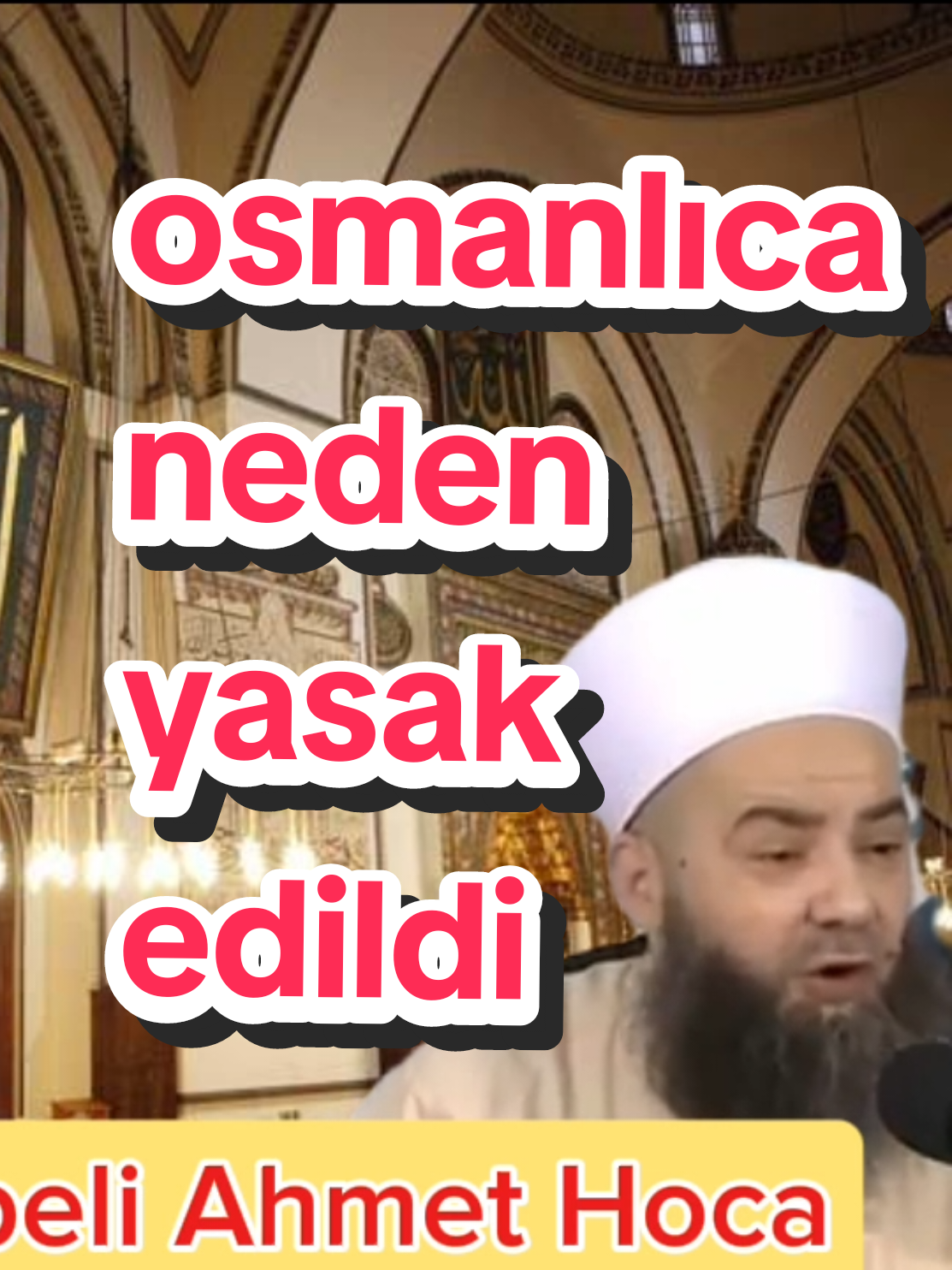 Osmanlıca neden yasak#cubbeliahmethoca 