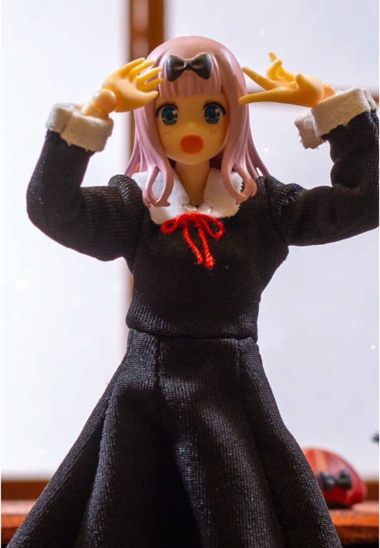 You've seen the Chika dance, but how about the Chika dance with a figure? ✨🫡 Happy birthday to Chika Fujiwara! 🎂🥳 Grab Chika merch at the link in our bio!