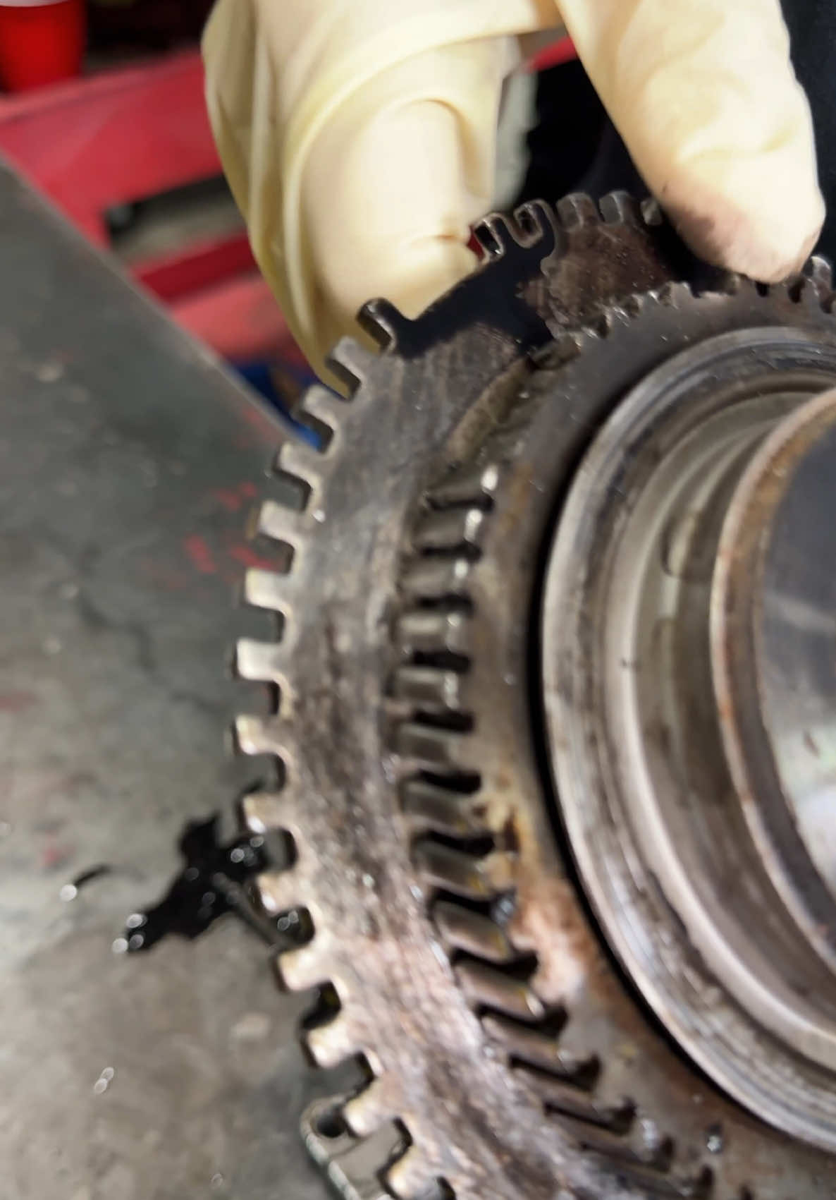 Duramax Oil Pump Gear Failure #autoshop #enginebuild #autorepair #enginebuilder 