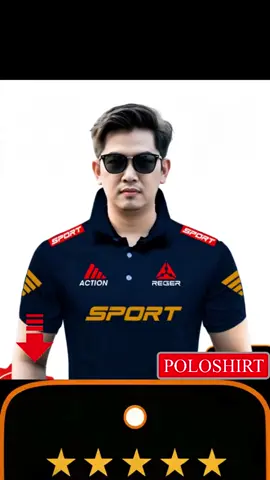 POLO REGER ACTION SPORT TEXTGOLD #polopremium #POLO #polopria #POLOBORDIR