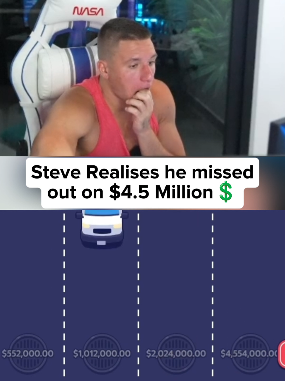 Steve missed out big time ! #stevewilldoit #kickstreaming #streamer #crossyroad 