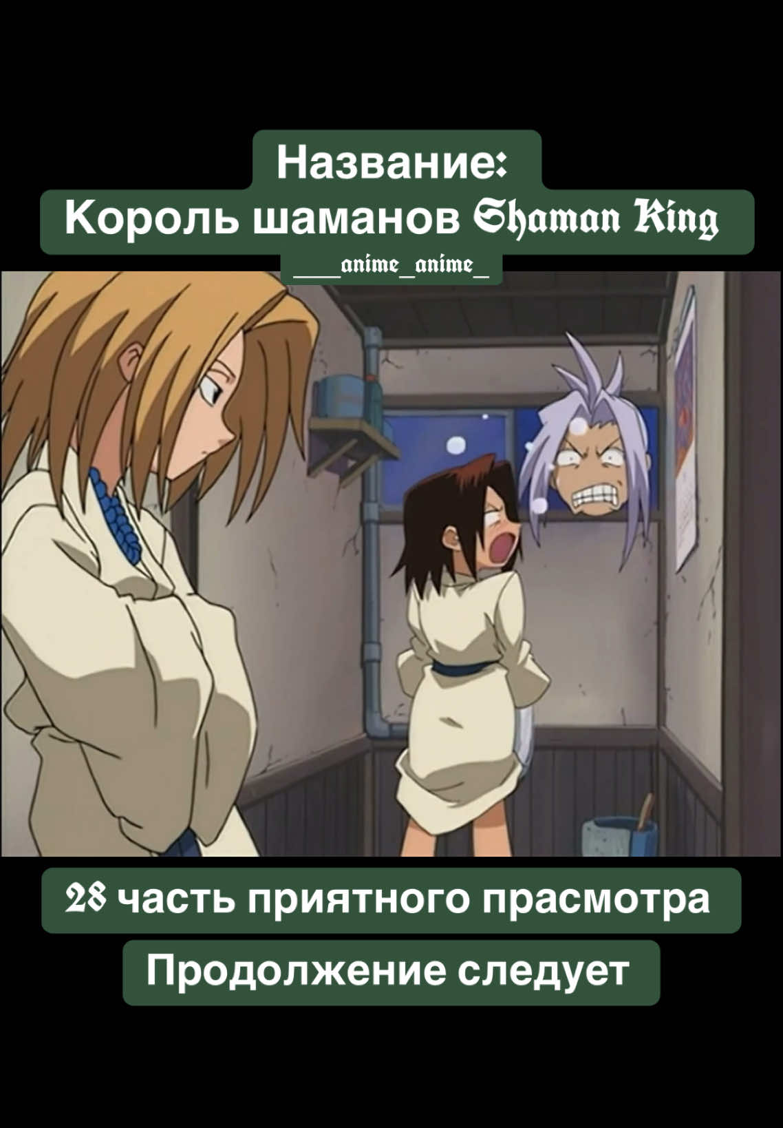 Название: Король шаманов / Shaman King Материал для зрителей старше 18 лет 28 часть продолжение следует приятного просмотра #аниме  #рекамендации ___anime_anime_