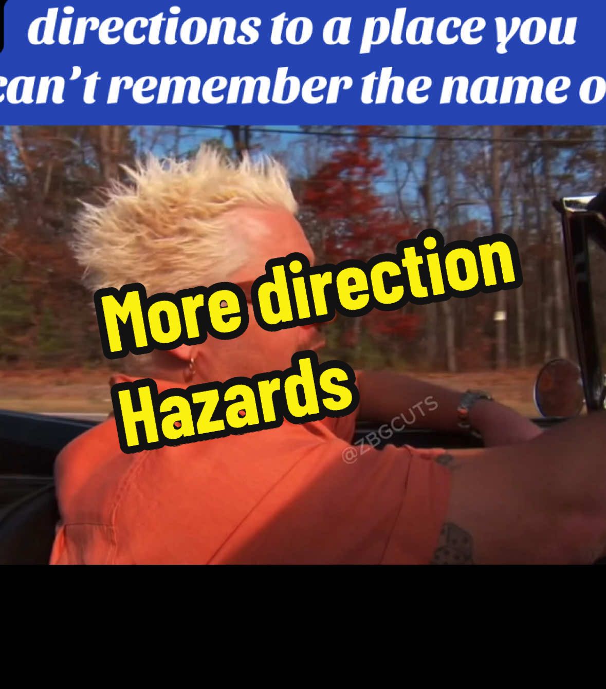 Just keep saying words until they let you stop #fyp #funnyvideos #guyfieri #funnyedits #directions #foryoupage 
