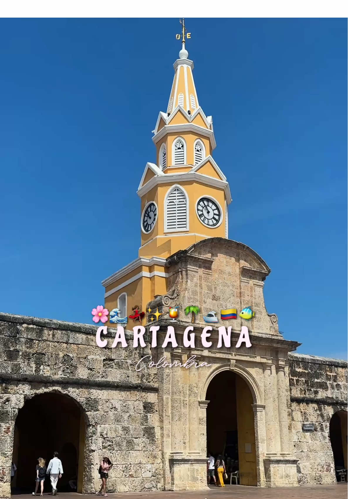 Vamos a Cartagena 🇨🇴🌊☀️🌴🍹🌸 #Cartagena #Colombia #Travel #TravelVlogger #Vlog #TravelTok #TikTokColombia #Beach #SouthAmerica #TravelTikTok #Vacation #City #History 