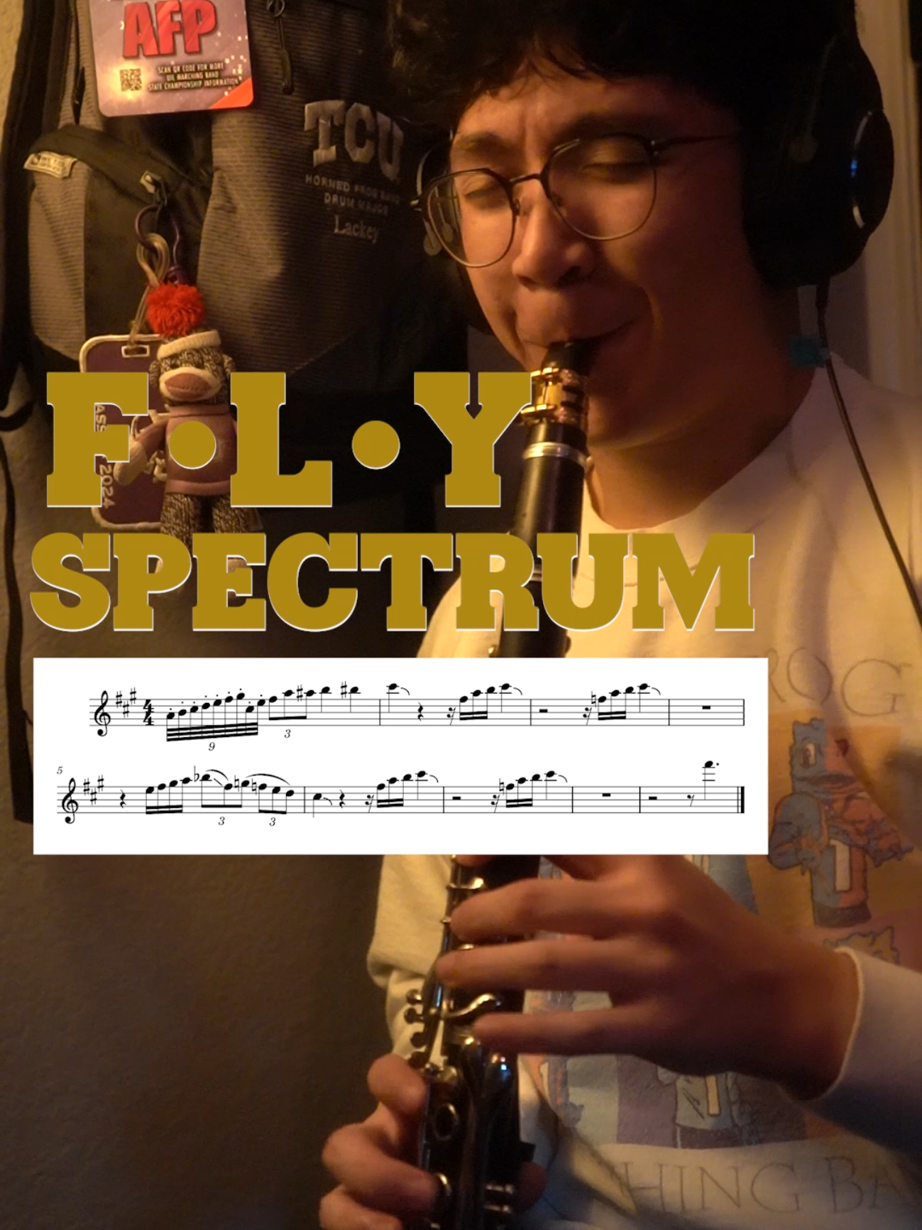 FLY - spectrum on clarinet, shoutout out to @Michael DeLapp  & @jane claire :) for doing it. #fly #clarinet #music #band #orchestra #jazz #fyp 
