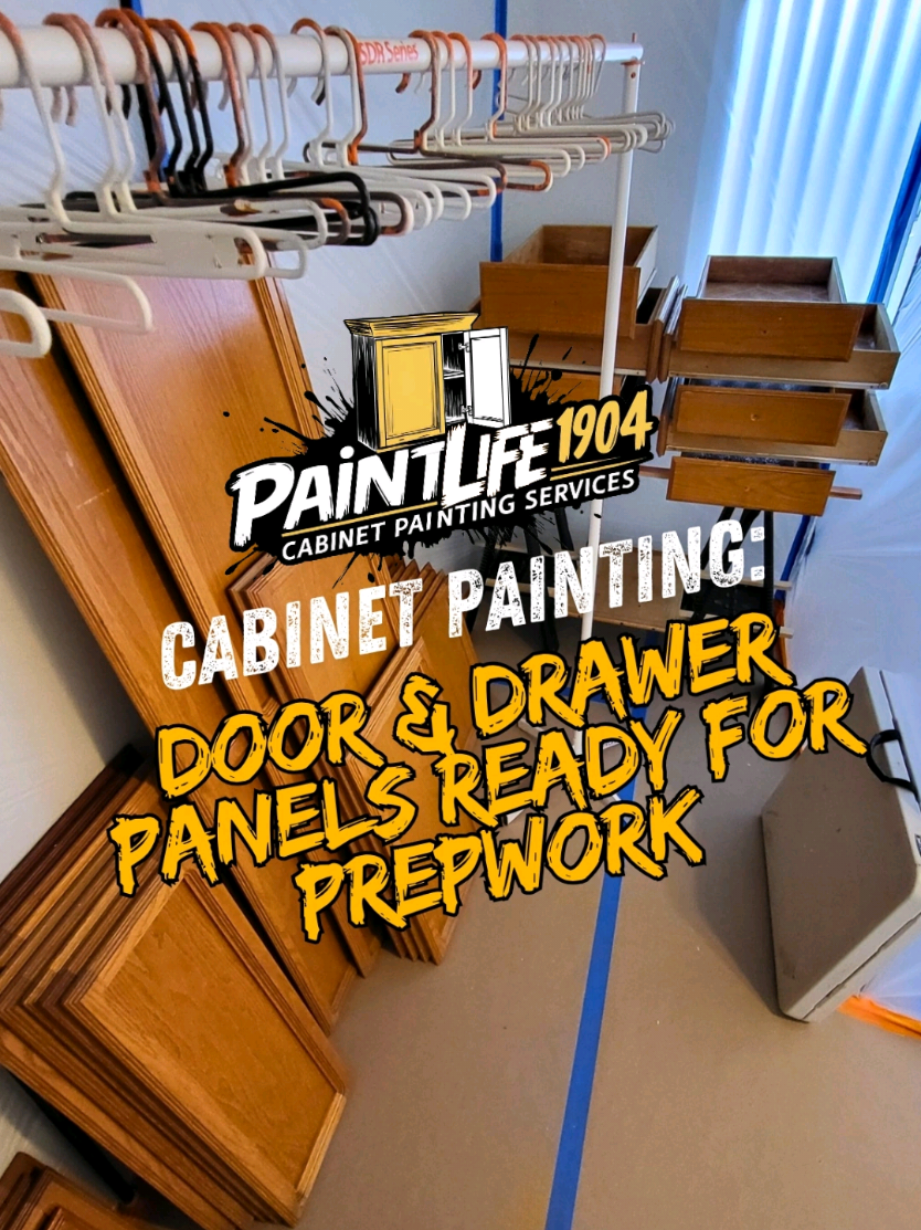 Cabinet Painting: Preparation is key! 💪🏽💯 Ready to do all of the necessary preparation on these cabinet doors and drawers opanels for my client in Rancho Peñasquitos, Ca.  One step at a time. One door at a time. One kitchen at a time. Impacting one family at a time. Adding value to my client's home is very important here at PaintLife1904.  Not only do we deliver Quality Painting Services, but we make sure to guide and communicate with our clients to deliver a great customer experience!  If you need a Professional, Reliable, Quality Result, passionate Cabinet Painting Company! Reach out to us!  619-678-6371 (Call/Text) Talk to you soon to here why you want to paint your kitchen cabinets? We will discuss the Price, Options, Processes, Products! We look forward to add value to your home!  #PaintLife1904 #PaintLife #SanDiegoCabinetPainter #CabinetRefinishing #SanDiegoPainter #CabinetPainter #KitchenCabinets #PrepWork #CabinetPaintingTips #PainterTips #CabinetPainting #PaintingCabinets #RanchoPeñasquitos #PaintingCompany #Business #BusinessMindset 