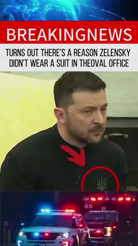 Turns out there's a reason Zelensky didn't wear a suit in theOval Office.#news #breakingnews #tiktok #fyppppppppppppppppppppppp #foryou #fyp
