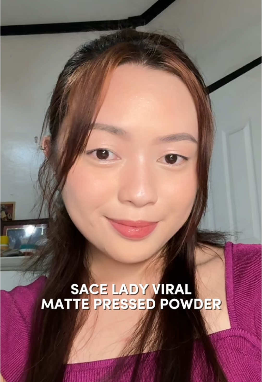 this powder really perfect the base of my makeup! #sacelady #saceladycosmetic #saceladyfacepowder #saceladylastingwaterproofpressedpowder #pressedpowder #powder #makeup #facepowder #oilyskin #recommendation #powderrecommendation #fyp #fypシ゚ #foryoupage #saceladyph 