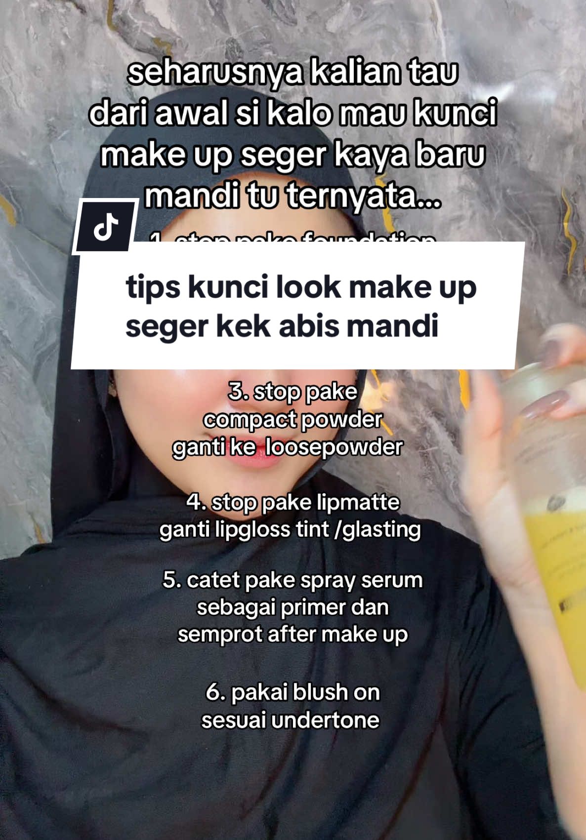 jangan kaget pas lebaran nanti cewe cewe make up nya pada seger kek abis mandi 😋🫵🏻 #makeup #makeuplebaran #makeuptutorial #rekomendasi #fyp 