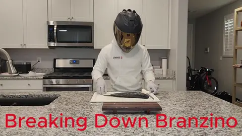 Super easy way to break down Branzino. Salted and broiled. #DIY #cooking #motolife #fresh #fyp #trending #fypシ #viral