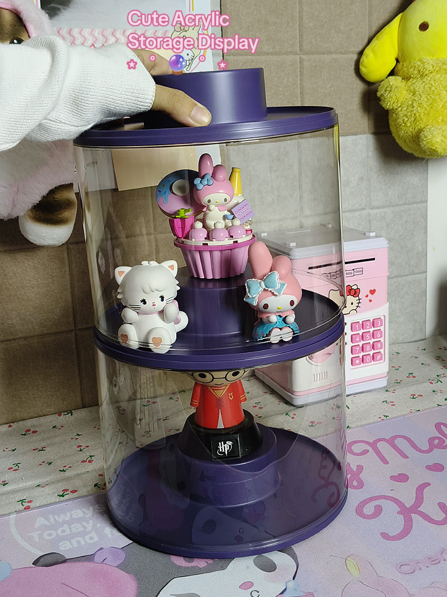 Rotating Cute Acrylic Display  #rotatingdisplay #acrylic #acrylicorganizer 