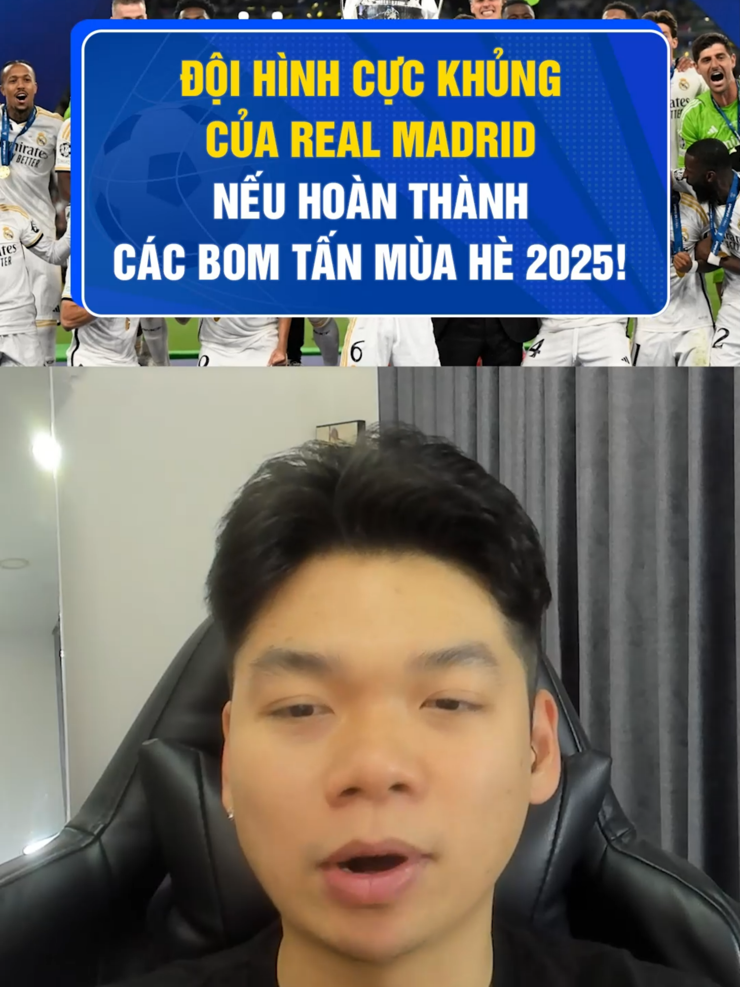 Đội hình cực khủng của Real Madrid nếu hoàn thành các bom tấn mùa hè 2025!#sportsontiktok #boxstudio #football