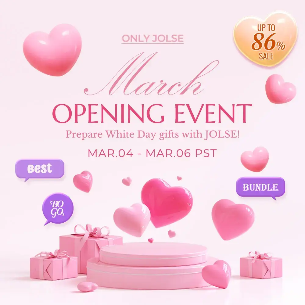 📢 March Opening Event Up To 86% Sale 1 + 1 / BUNDLE / BEST 🩷 Anua Brand Sale 🖤 Javin De Seoul Brand Sale 🤎 Inga Brand Sale 🤍 JMsolution Brand Sale 💛 Pour La Peau Brand Sale 🌩️ Bargain Sale - Up To 85% Sale Don’t miss your chance to get your favourite KBeauty products on jolse.com 🖤 #BeautyDeals #FreeShipping #TreatYourself #jolse #cosmeticjolse #jolsecosmetics #jolseskincare #kbeauty #koreanbeauty #koreanskincare #skincare #viralskincare #asianbeauty #beauty #kbeautylovers #kbeautycommunity #onlineshopping #Cosméticoscoreanos #cosmetics #cosmeticproducts