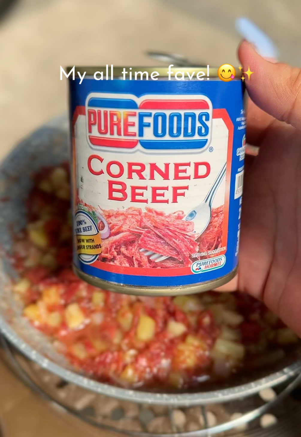 Hays ang sarap pang ulam anytime! #purefoods #purefoodscornedbeef #purefoodscornefbeef210gsetof3 #purefoodsbundle #purefoodscornedbeef3cans #cornedbeef 
