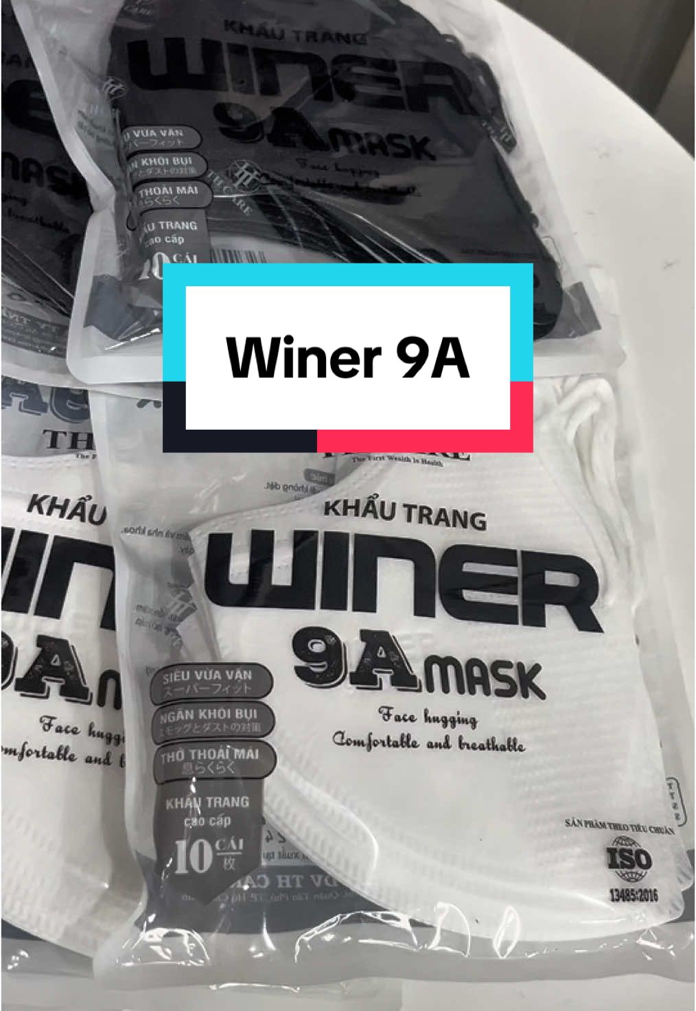 Khẩu trang 9a Winer Mask #khautrang9a #khautrang9adinang #9amask #vtytthcare #khautrang9achongnang #xuhuong 