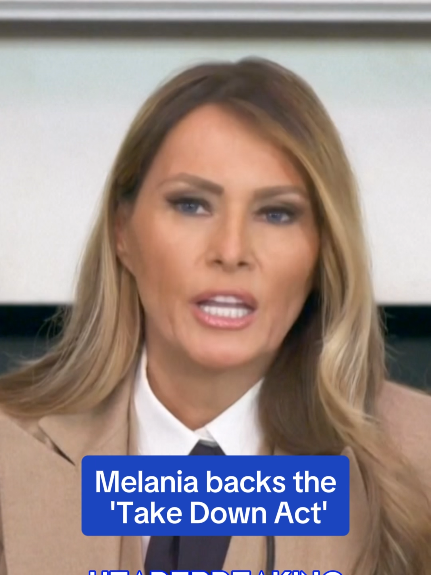 Melania Trump made the first public remarks of her second tenure as first lady on Monday, speaking out against revenge p*** and deep fakes generated by AI. In her speech, she slammed Democrats for their lack of support on the issue. 'I expected to see more Democrat leaders with us here today to address this serious issue. Surely as adults, we can prioritize America's children ahead of partisan politics,' she said.  Read more on DailyMail.com #trump #news #usa #firstlady #ai #tech 