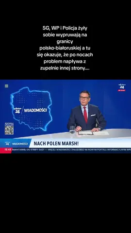 Sytuacja robi się coraz bardziej poważna. SG, WP i Policja sobie żyły wypruwają na granicy polsko-białoruskiej, a tutaj po nocach problem napływa z zupełnie innej strony.... Jak podają Służby w akcji : Wczoraj pojawił się 4 minutowy reportaż Stanisława Pyrzanowskiego z telewizji wPolsce24 o sytuacji na niemieckiej granicy.  Źródło: wPolsce24