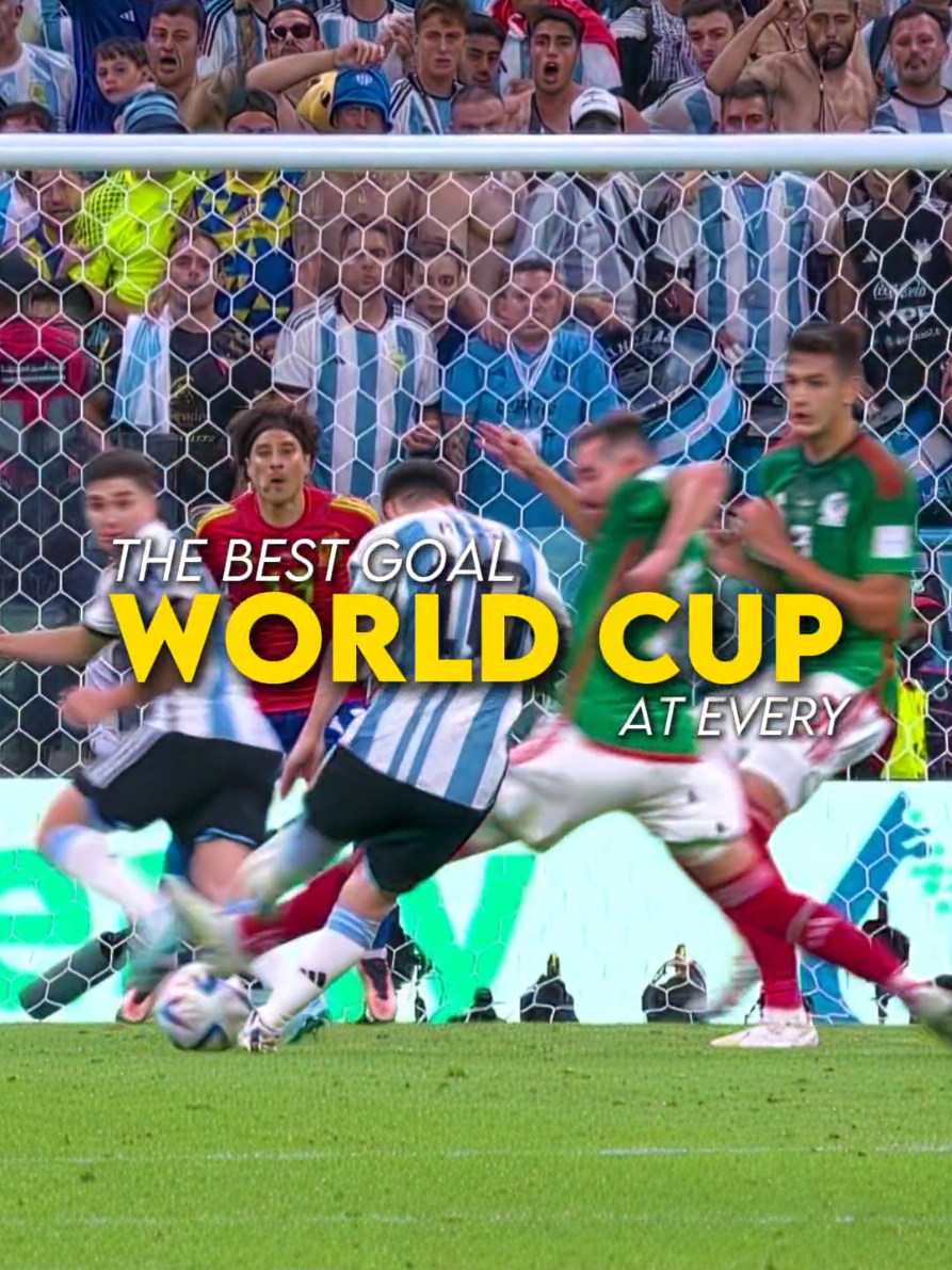 The best goal at every world cup #football #Soccer 