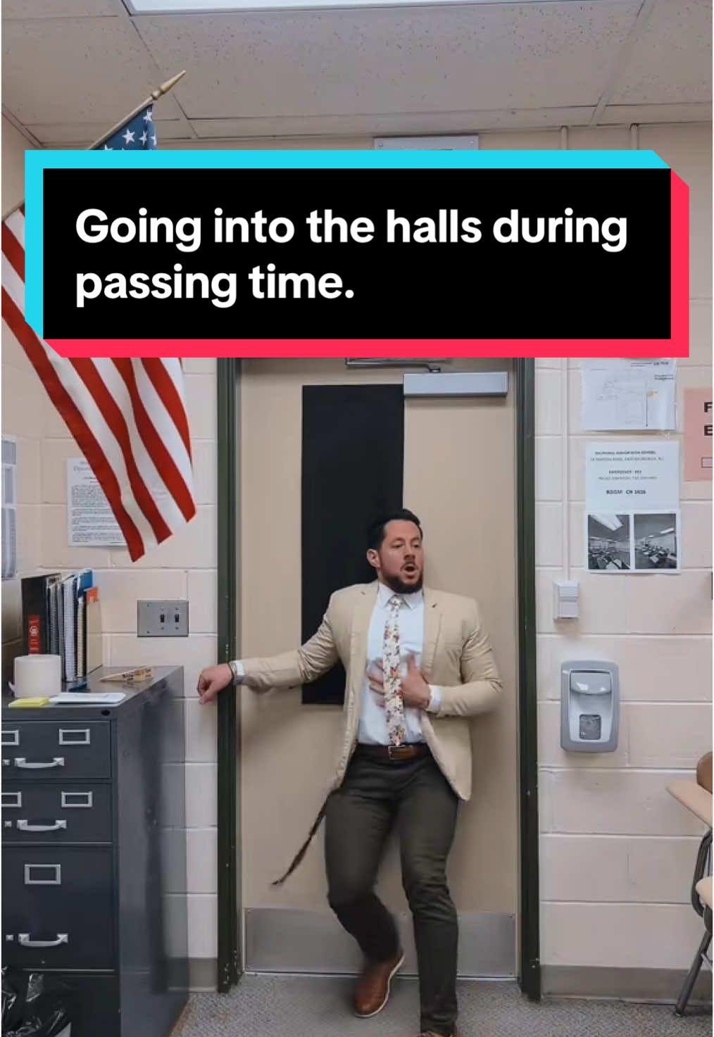 It’s like a war zone out there sometimes. #teacher #student #school #edu #fyp #fypシ #teachertok #teachertiktok #teacherlife #teacherhumor #highschool #tt 