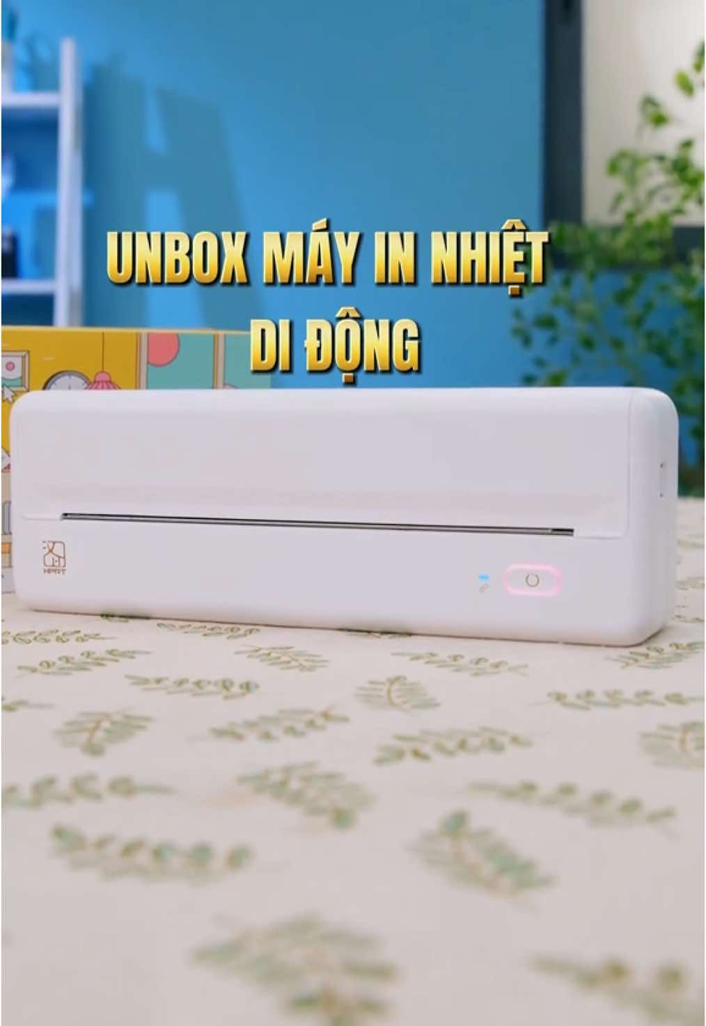 Máy in nhiệt di động phù hợp để in bài tập cho các con nhé các mẹ ơii 😚 #mayin #dienmayxanhmedia #kienthucdienmay 