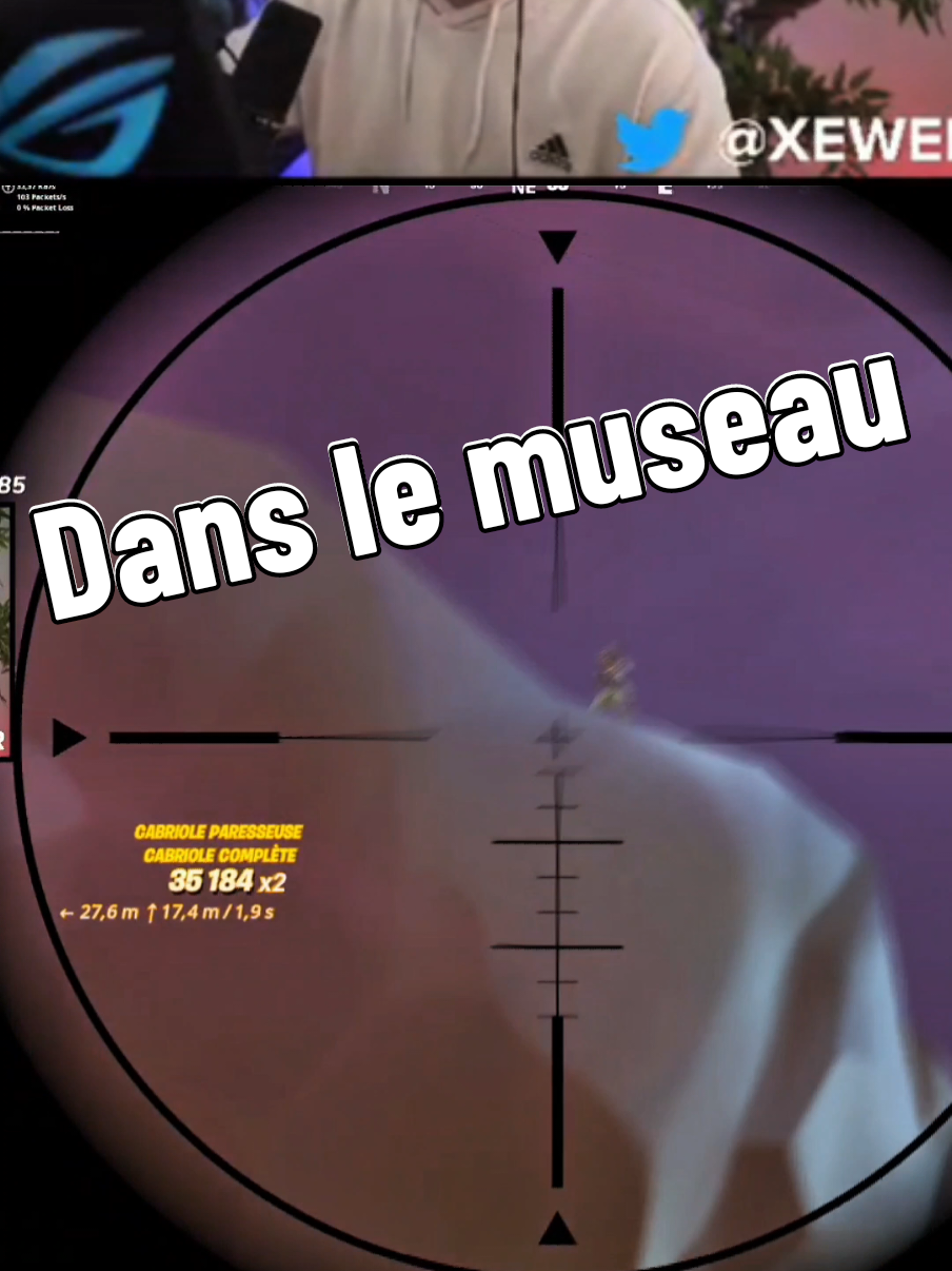 Dans le museau, il la prit. #fortnite #xewer #pourtoi #snipe #trickshot #CapCut 