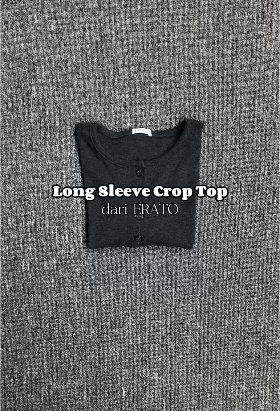 #longsleeve #cardigancrop #croptop #toplongsleeve #crewneck 