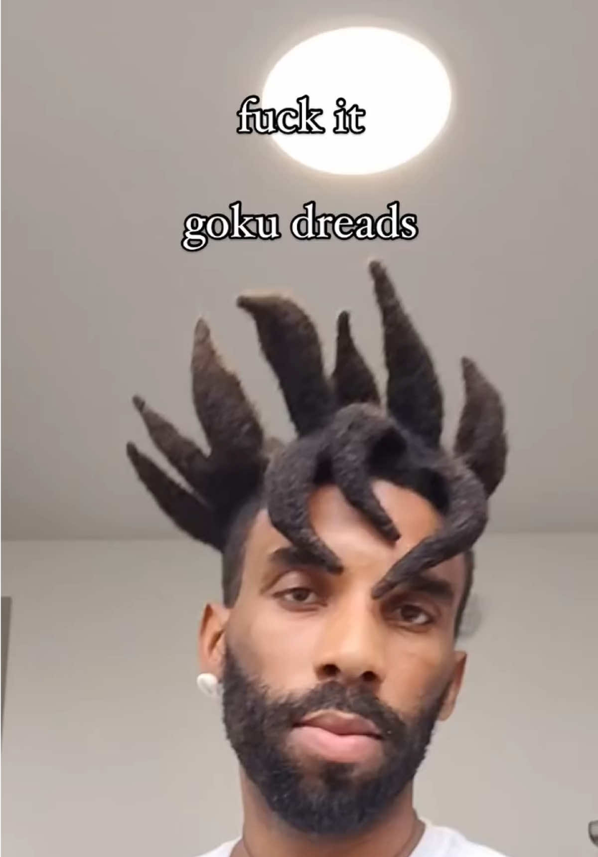 Bro said fck it, GoKu Dreads today! 👨‍🎤👩‍🎤 #anime #dragonballz #dragonball #supersaiyan #fyp #fypシ #fypシ゚viral #fyppppppppppppppppppppppp #reel #reels #tikok #instagram #funny #funnyvideos #drake #kaicenat #twitch #WWE #outfit #gohan #challenge #challenges #car #northwest #baddies #fun #lol 