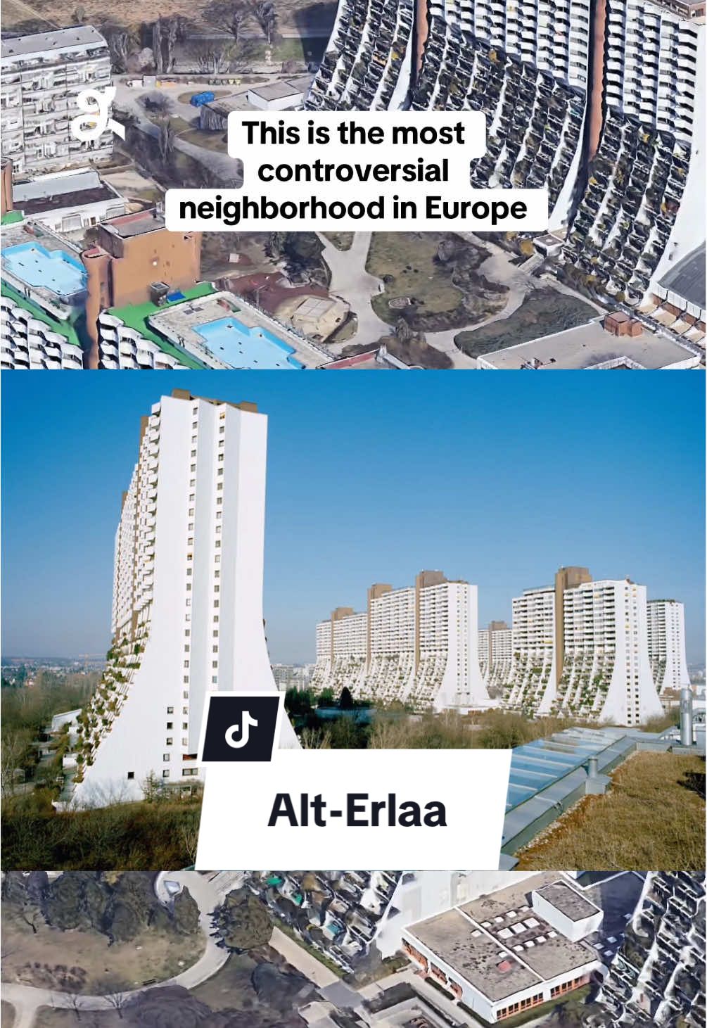 Would you live in Alt-Erlaa? #alterlaa #vienna #wien #austria #österreich🇦🇹 #germany #citylife #house #facts #googleearth #exploringtheworld #twominutegeo #europe 